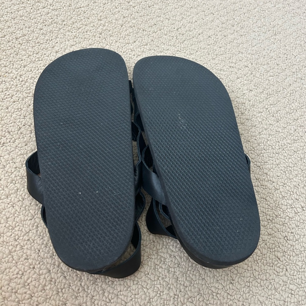 Black Strappy Sandals - Picture 8 of 10